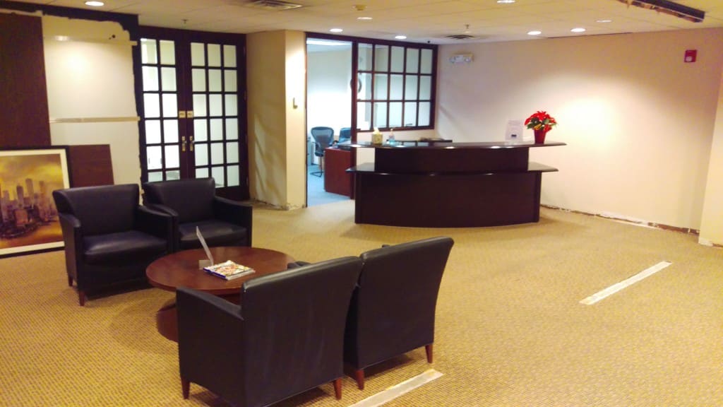 Reception area in Stark Danbury location