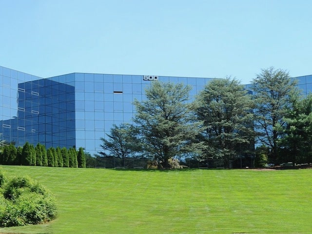 exterior of Harrison office building
